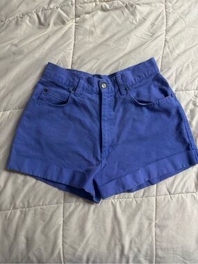lei Cobalt High-Waist Cuffed juniors Shorts
